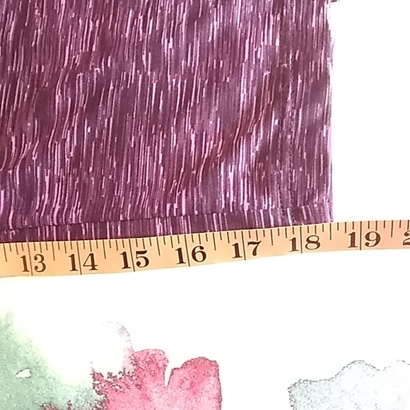 Penningtons Active Zone Capris, Purple & Black, Size 1X - Picture 9 of 10